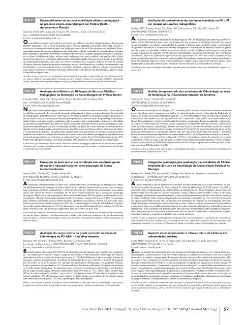 Brazilian Oral Research - Sociedade Brasileira de Pesquisa ...