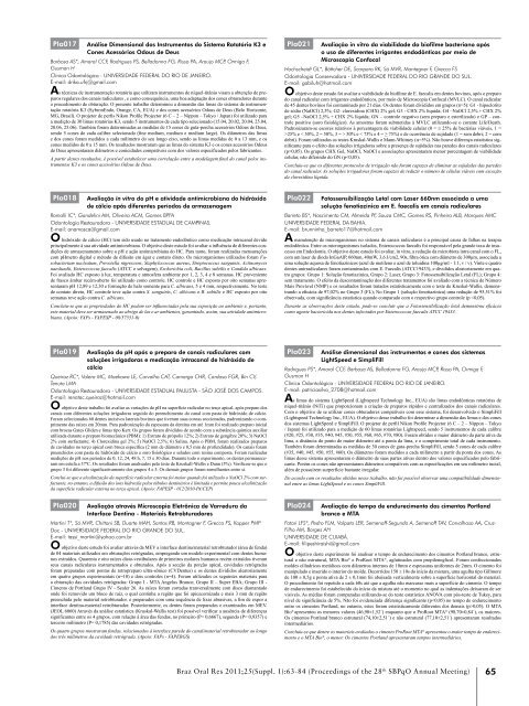 Brazilian Oral Research - Sociedade Brasileira de Pesquisa ...