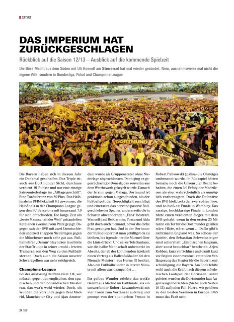 2013-02 | Sommer: TOP Magazin Dortmund