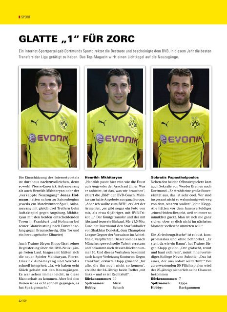 2013-03 | Herbst: TOP Magazin Dortmund