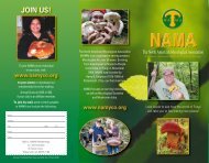 NAMA Membership Brochure - North American Mycological ...