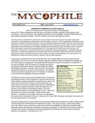 The Mycophile May-June 2012 - North American Mycological ...