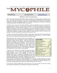 The Mycophile July-August 2012 - North American Mycological ...