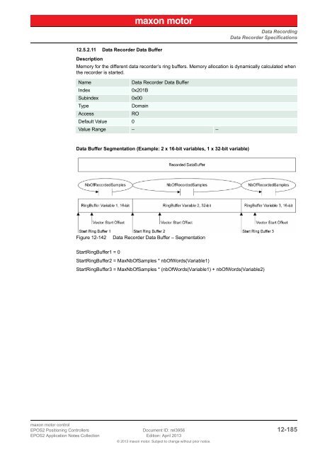 EPOS2 Application Notes Collection - Maxon Motor