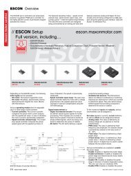 englisch, PDF 771 KB - Maxon Motor ag