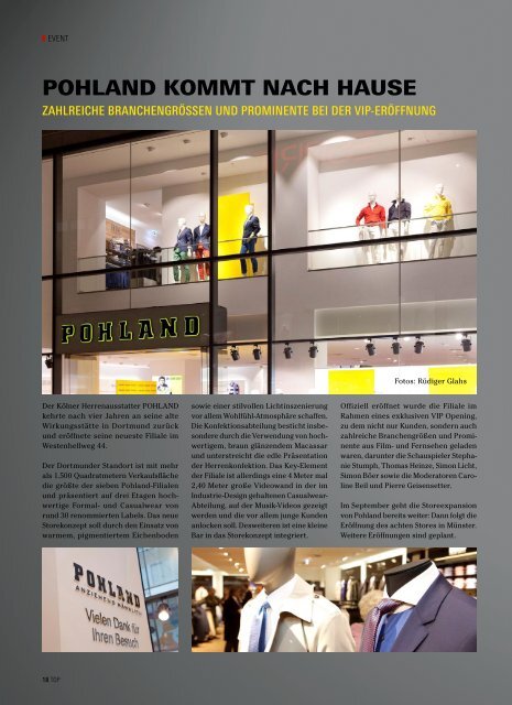 2014-01 | Frühjahr: TOP Magazin Dortmund