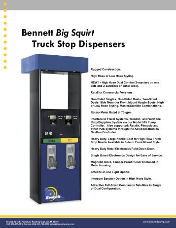 3000 Series Big Squirt Truck Brochure.pub - Bennett Pumps