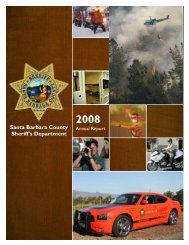 10-29 Final Report - Santa Barbara County Sheriff's Department