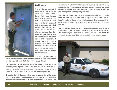 Annual Report 2009 - Santa Barbara County Sheriff's Department