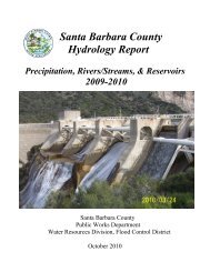 Santa Barbara County Hydrology Report - SBWater.org