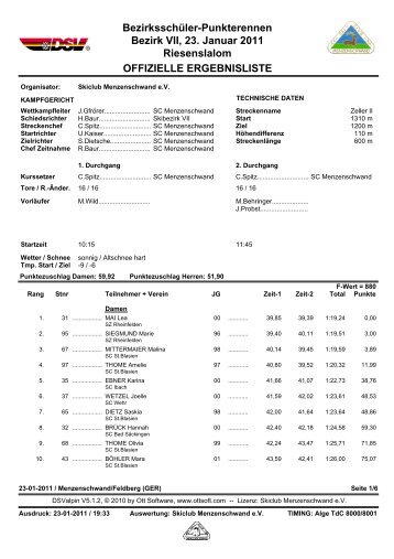 Sch - Ski-Club Bad SÃƒÂ¤ckingen eV