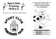 Stadionzeitung - SC Freising