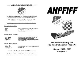 Ausgabe 12 - SC Friedrichshafen