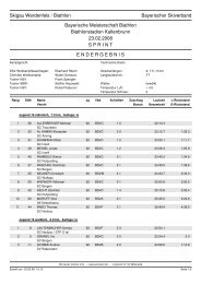 Skigau Werdenfels / Biathlon Bayerischer ... - SC Neubau e.V.