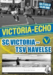 SA 21.09.13 13:30 UHR - SC Victoria Hamburg