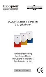 ECOLINE Sirene + Blinklicht (rot/gelb/blau) - Produktinfo.conrad.com
