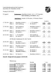 geht's zum Spielplan - beim SC Westfalia Anholt 1920 e. V.