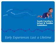 South Carolina's Infant & Toddler Guidelines - SC Department of ...