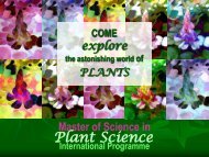 Plant Science - Mahidol University