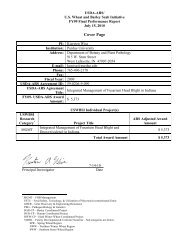 Cover Page - U.S. Wheat and Barley Scab Initiative