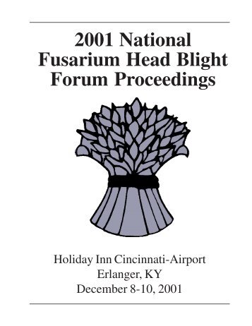 2001 National Fusarium Head Blight Forum Proceedings - U.S. Wheat ...