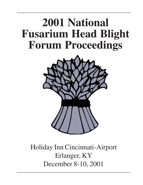 2001 National Fusarium Head Blight Forum Proceedings - U.S. Wheat 