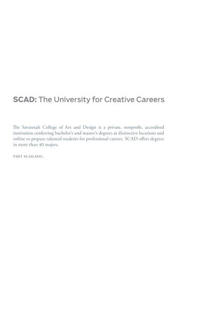 View the exhibition catalog. - SCAD