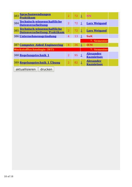 Veranstaltungsanzeige Wintersemester 2012 - IEM