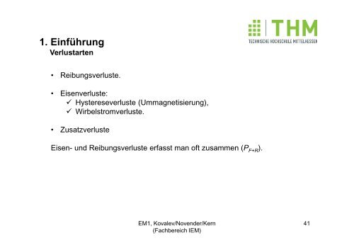 1. EinfÃƒÂ¼hrung Berechnung des magnetischen Kreises - IEM