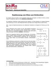 Arbeitsblatt und Versuch - Chik.die-sinis.de