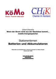 Stationenlernen Batterien und Akkumulatoren ... - Chik.die-sinis.de