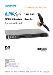 DRP 393 MPEG-4 Receiver / Decoder - dvbc.ru