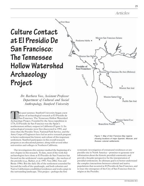 March 2004 - Society for California Archaeology