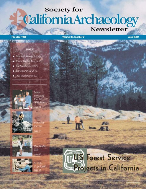 June 2002 - Society for California Archaeology