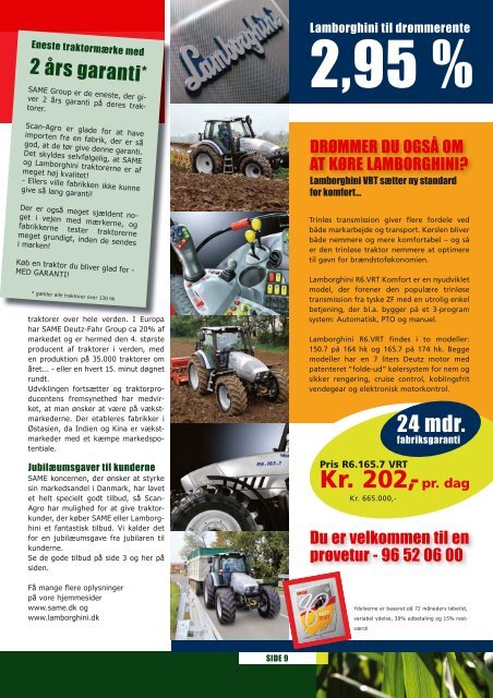 Traktorfinansiering - Scan-Agro