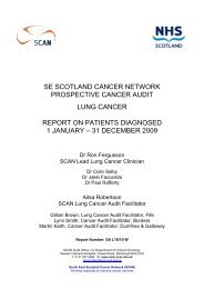 SCAN Comparative Lung Cancer Report 2009 SA_L_1610_W