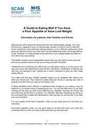 A Guide to Eating Well If You Have a Poor Appetite or Have ... - SCAN