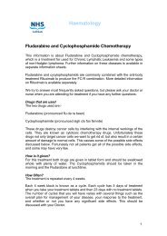 Fludarabine and Cyclophosphamide - SCAN