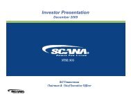 Investor Presentation - SCANA Corporation