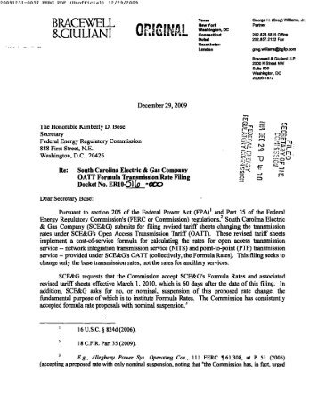 SCEG OATT Formula Transmission Rate Filing.pdf - SCANA ...