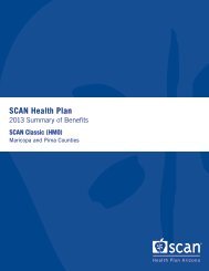 SCAN Classic (HMO) - SCAN Health Plan