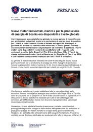 Nuovi motori industriali, marini e per la produzione di ... - Scania