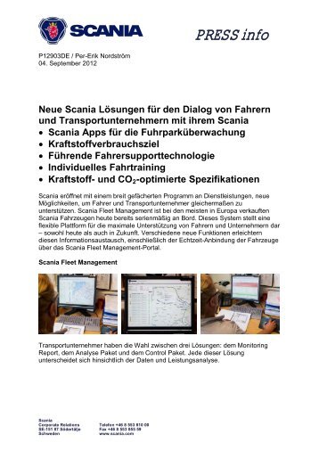 P12903DE_Support - fÃƒÂ¼r Fahrer und Fahrzeuge - Scania