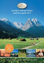 from just £859 per person - Bents Bicycle and Walking Tours