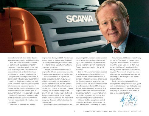 Scania annual report 2004