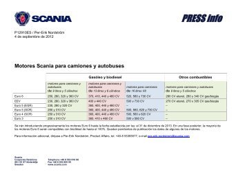 Scania press release