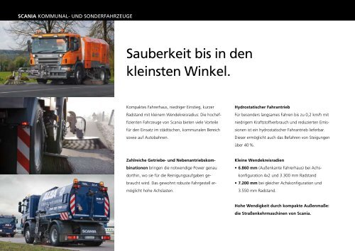 Kommunal- und Sonderfahrzeuge - Scania