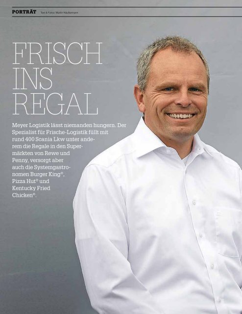 Meyer Logistics - Frisch ins Regal - Scania