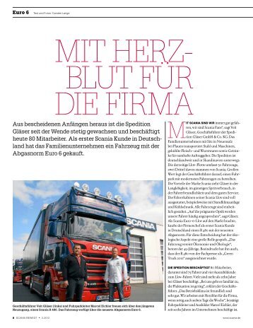 Mit Herzblut fÃƒÂ¼r die Firma - Scania