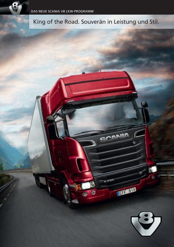 Das neue Scania V8 Lkw-Programm